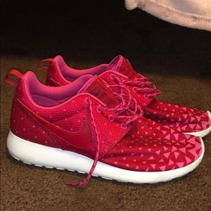 Nike valentines day collection tennis shoes.